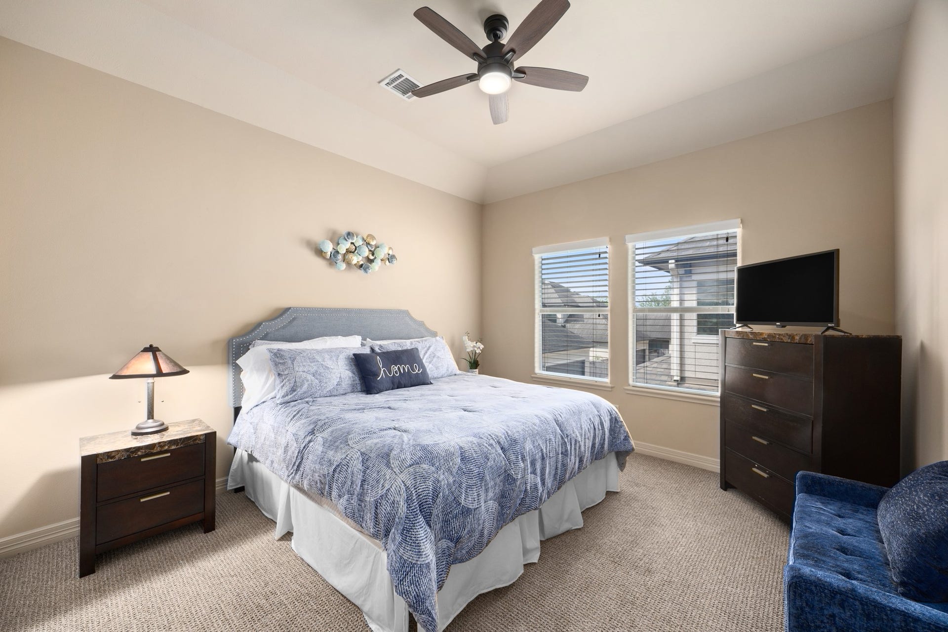 4315 Serenade Terrace Drive, Missouri City, TX 77459 Bedroom #1 is spacious, features a large closet, and tons of natural lighting!