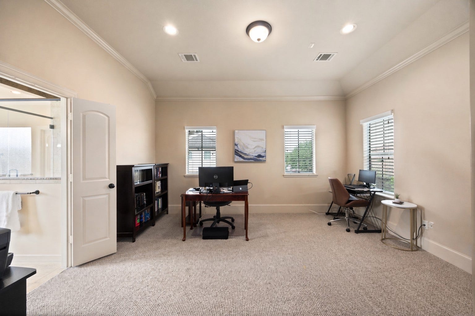 4315 Serenade Terrace Drive, Missouri City, TX 77459 Extra room just off the primary bedroom has so many possible uses! Currently being used as a home office.