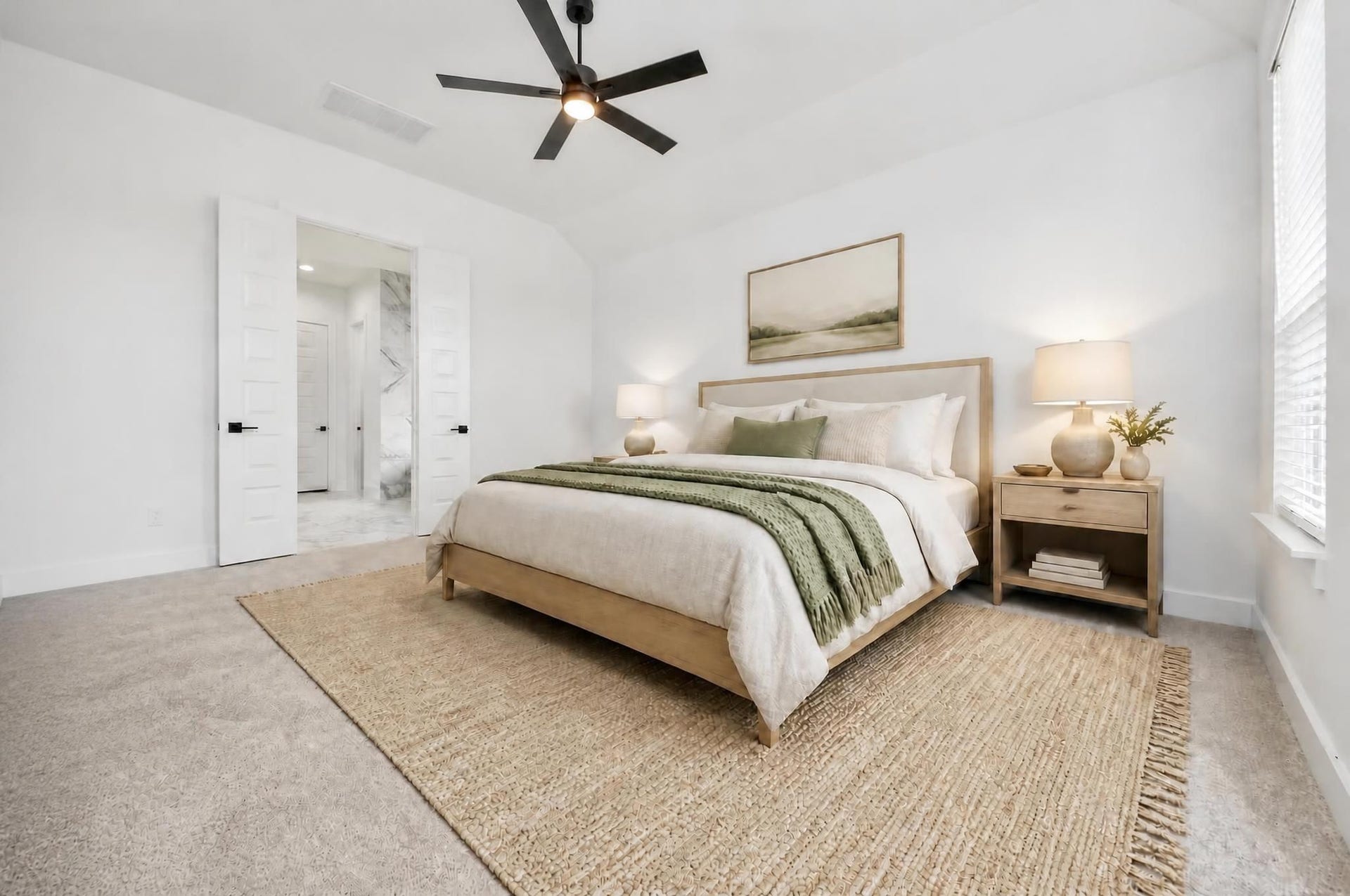 24747 Skerne Woods Drive, Spring, TX 77373 Virtually Staged - Primary Room. Sample photo of completed home with similar floor plan. Actual colors and selections may vary.