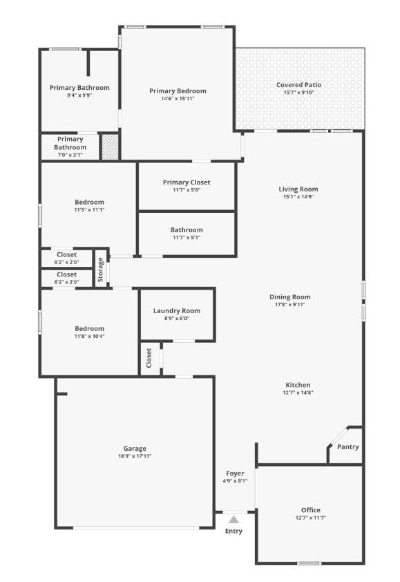 2315 Scarlett Pine Bend, Tomball, TX 77375 Floor plan view of this wonderful home.