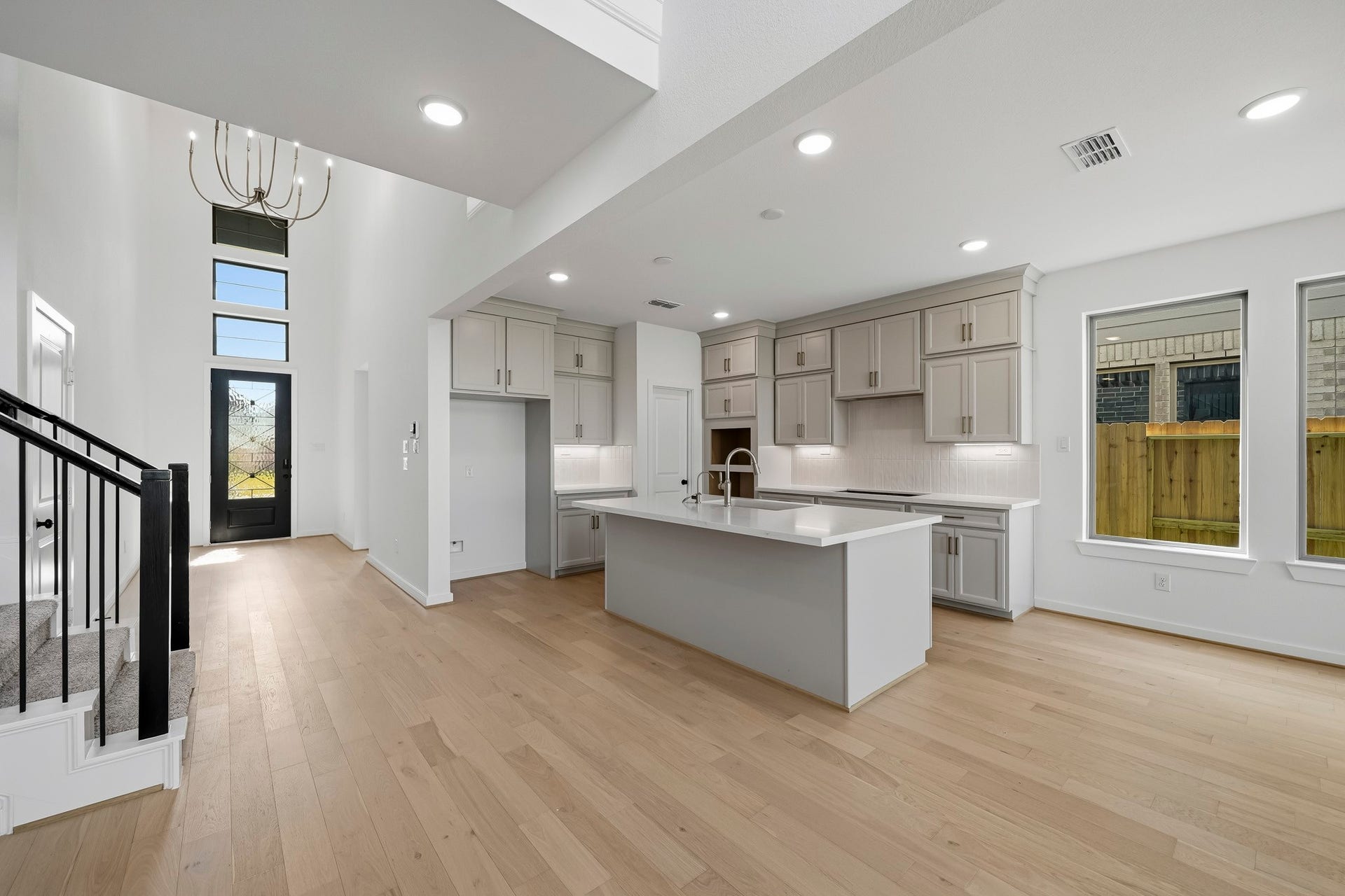 4518 Sunny Hazel Lane, Fulshear, TX 77441 Island Kitchen With Stacked Cabinets & Designer Inspirations