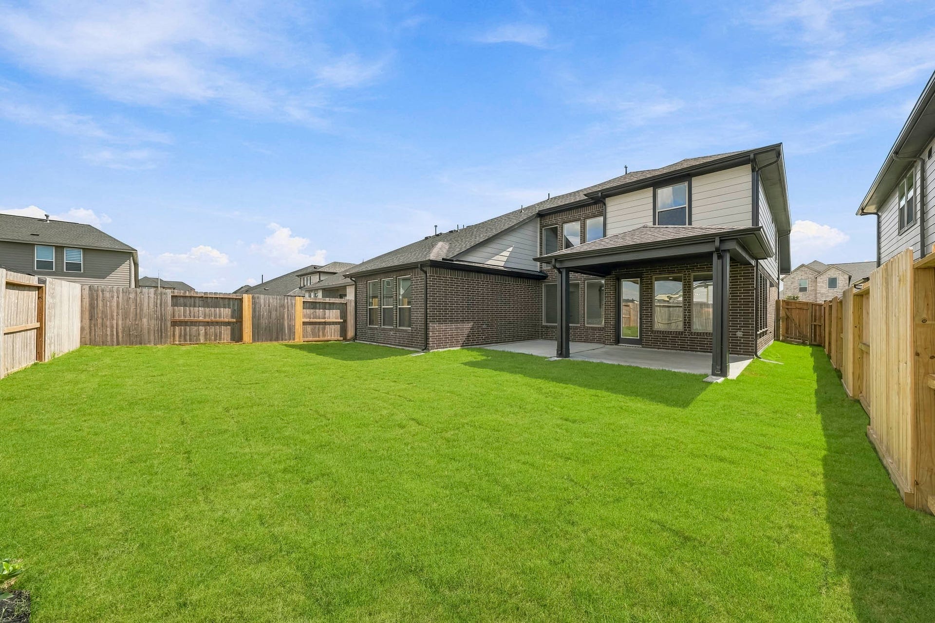 4518 Sunny Hazel Lane, Fulshear, TX 77441 Peaceful Backyard With an Extended Patio Area