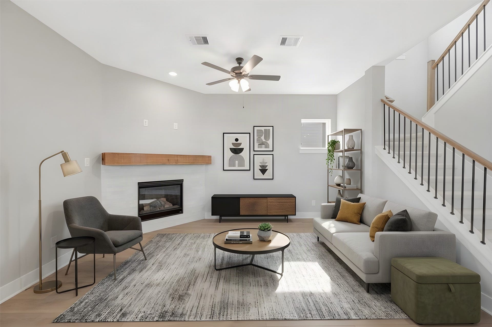 Virtually staged to give you the visual you need to see furniture placement and how the home can live.
