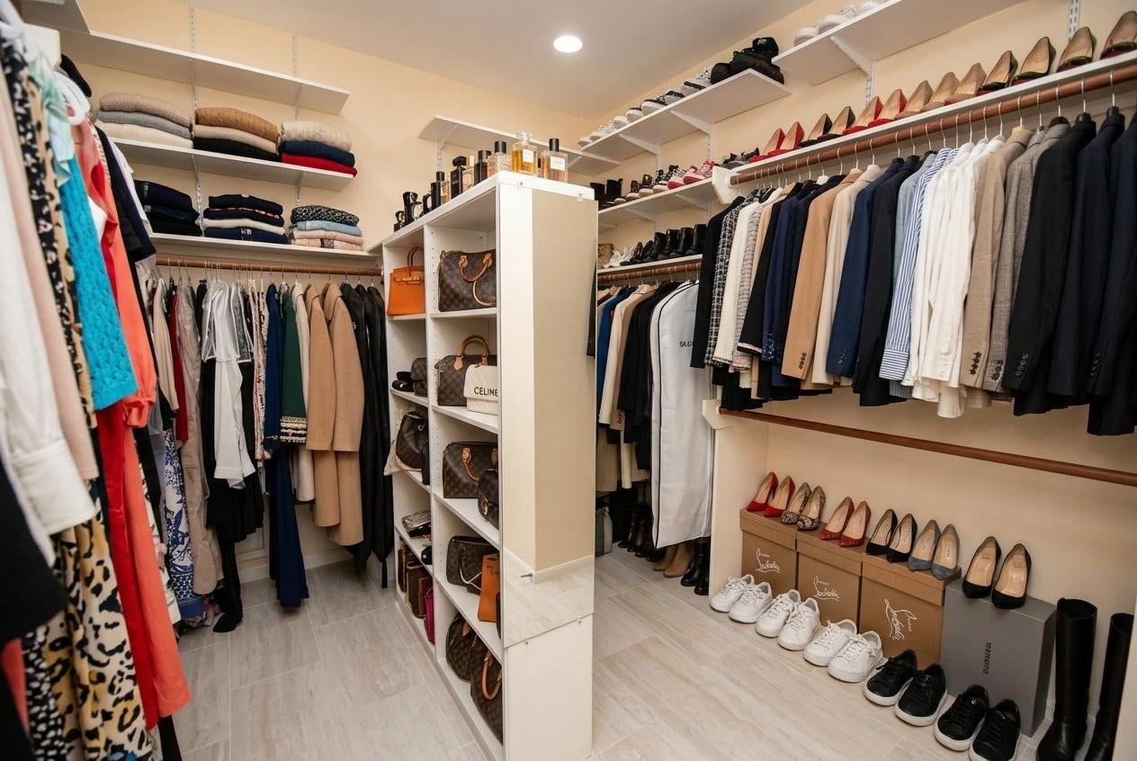 22902 Greenrush Drive, Katy, TX 77494 THE PRIMARY WALK IN CLOSET HAS BUILT IN SHELVING FOR EASY ORGANIZING
