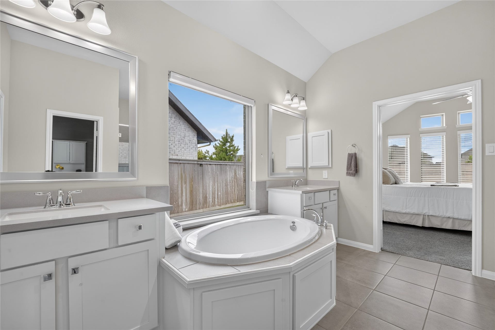 11351 Cosmopolitan Drive, Cypress, TX 77433 Clean lines and soft tones create a relaxing, spa-inspired retreat.