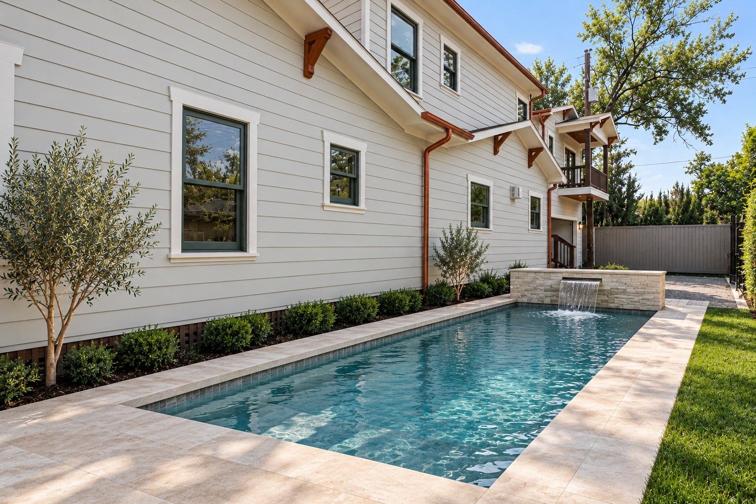 Rendering of possible future backyard oasis!