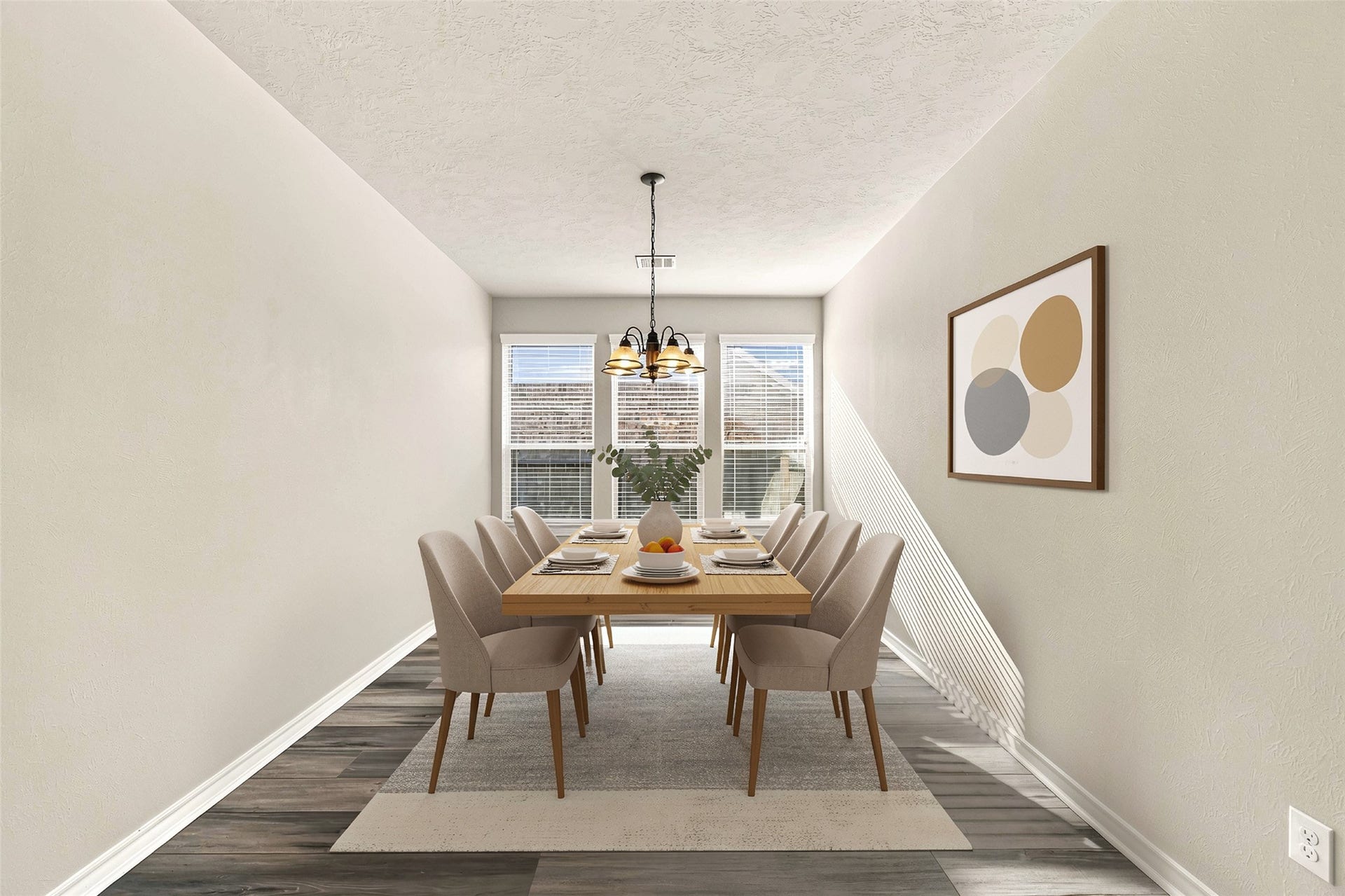 2210 Dama Drive, Rosenberg, TX 77471 Formal dining- Virtually staged
