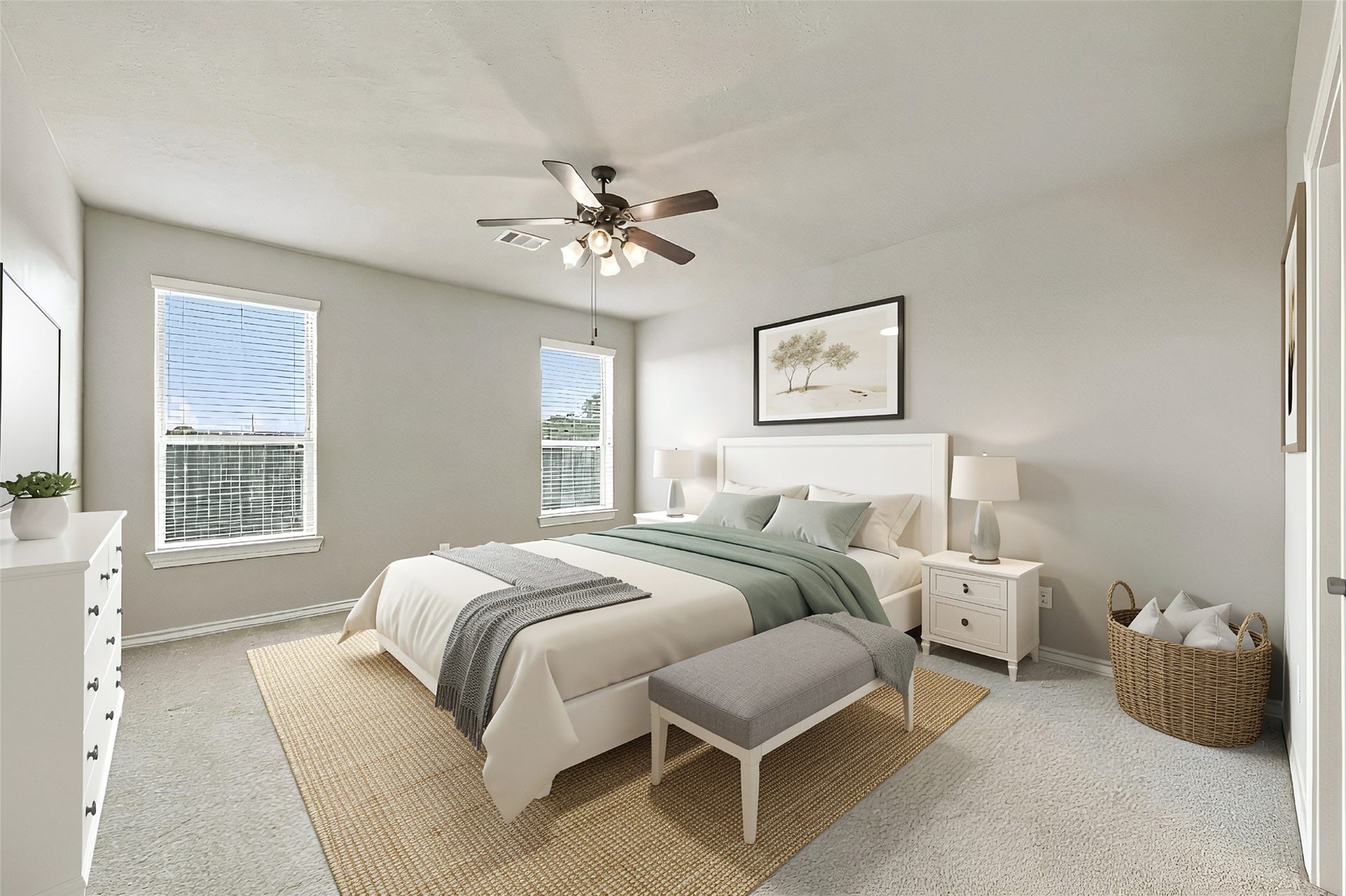 2210 Dama Drive, Rosenberg, TX 77471 Primary bedroom- Virtually staged
