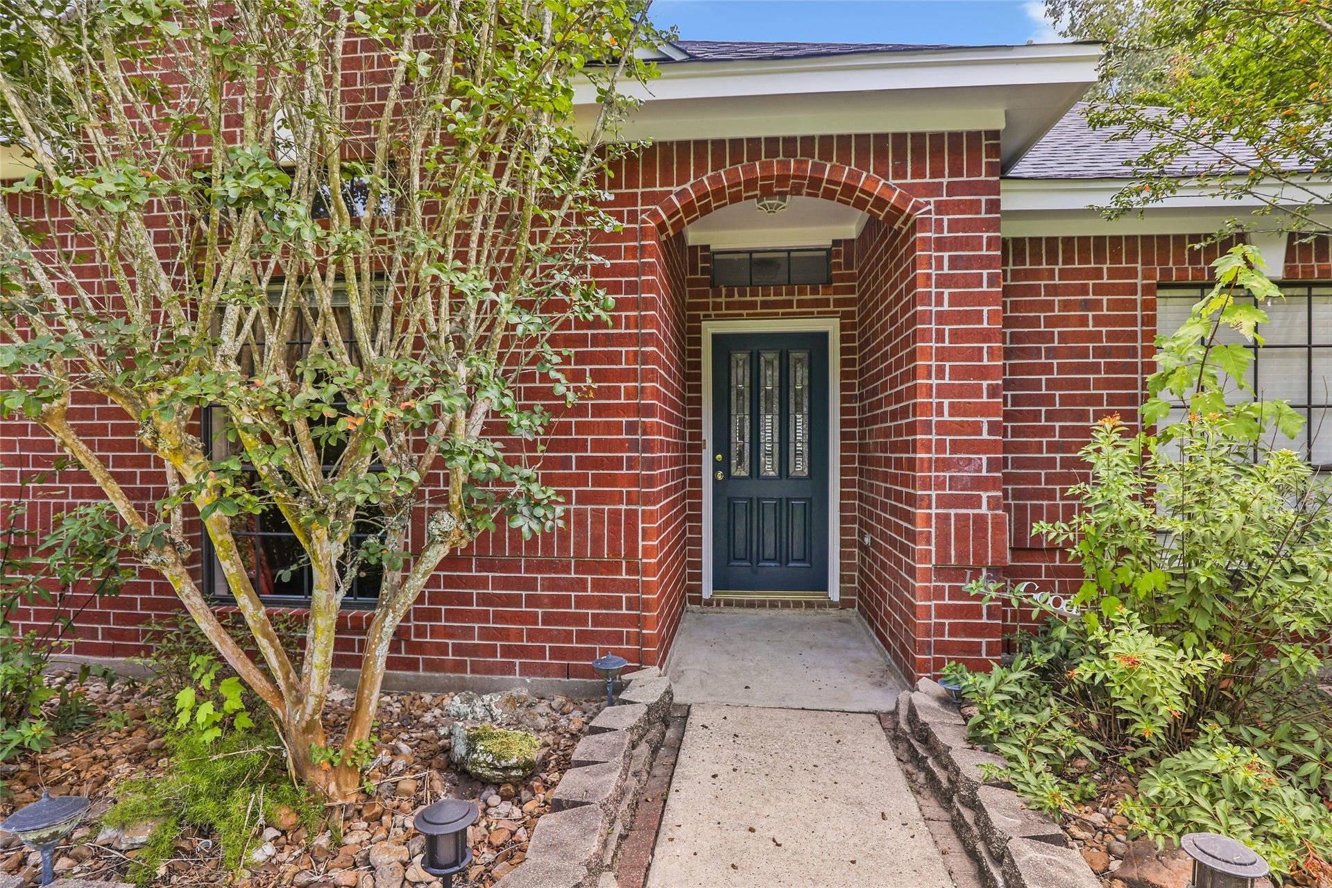 26342 Hill And Dale Avenue, Splendora, TX 77372 Front door to house.