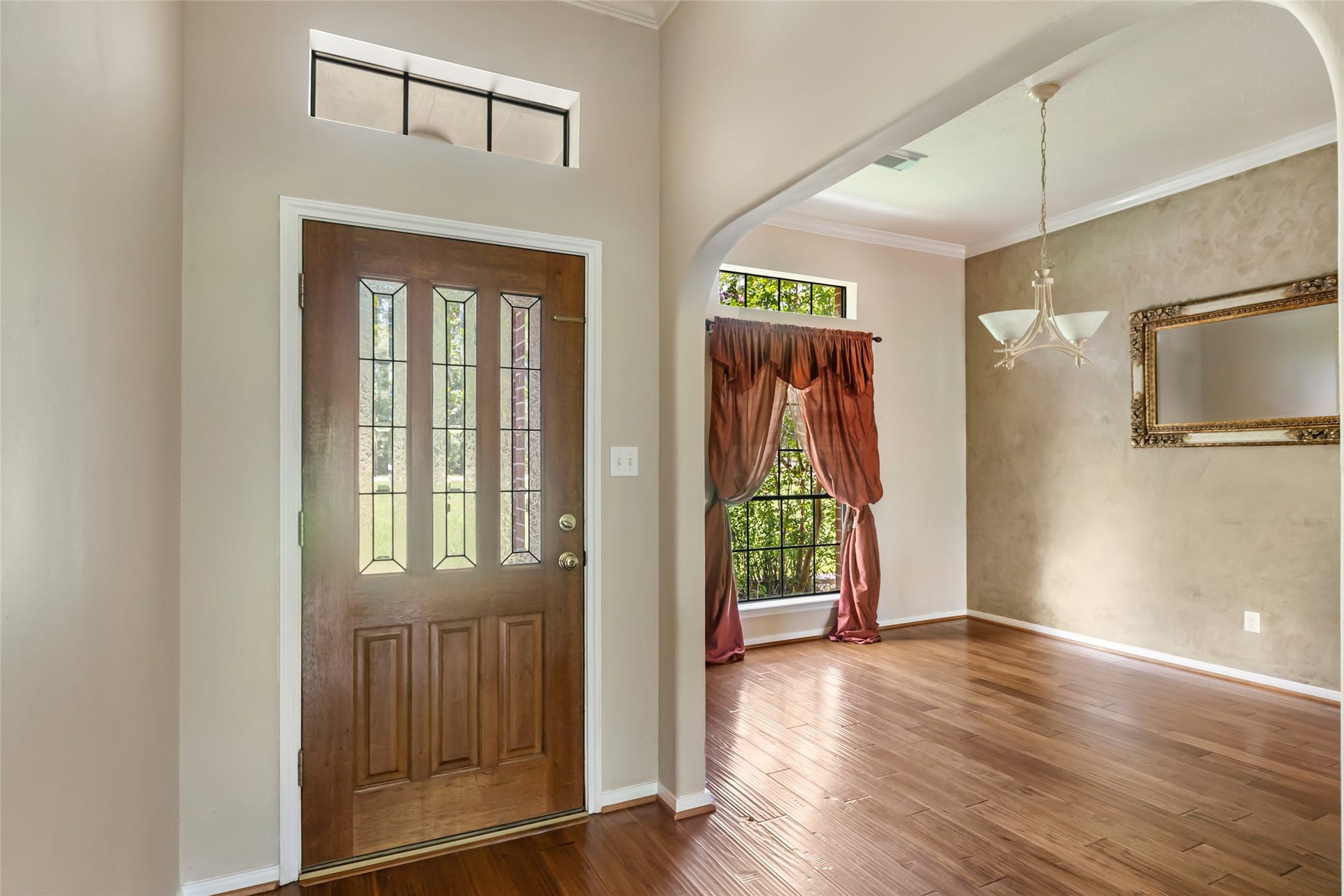 26342 Hill And Dale Avenue, Splendora, TX 77372 Front door with dining room off of entry.