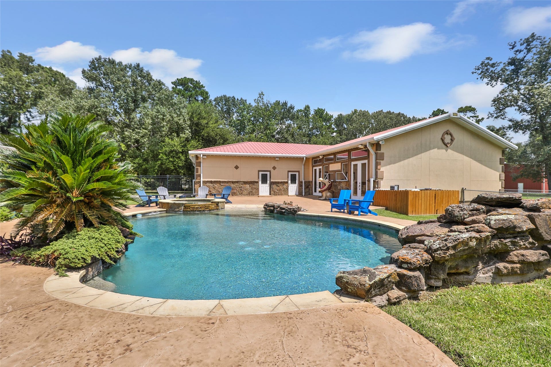 26342 Hill And Dale Avenue, Splendora, TX 77372 Cool off from the Texas heat in the pool!