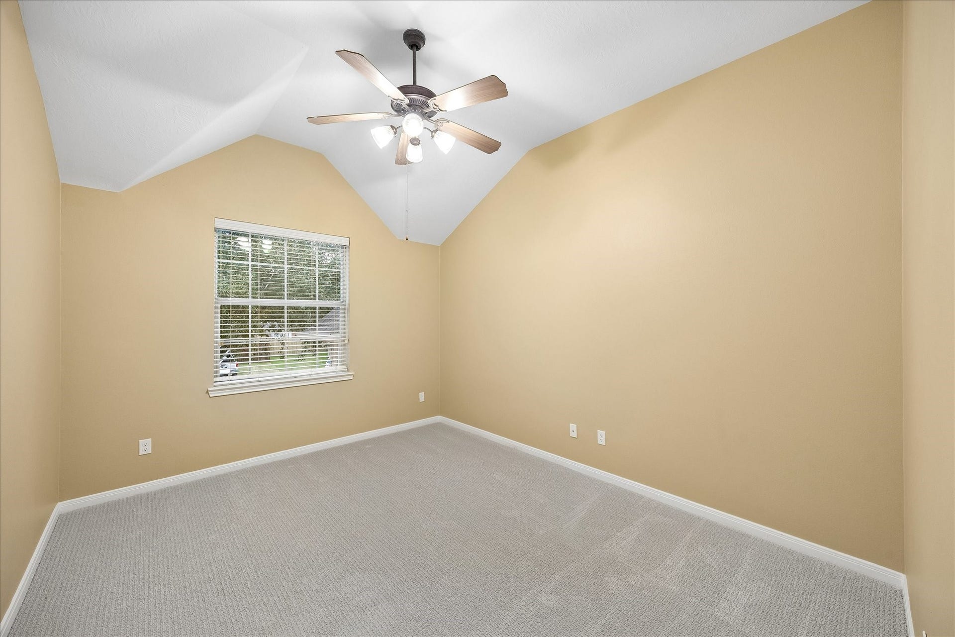 Large secondary bedrooms with fresh paint & new carpet.