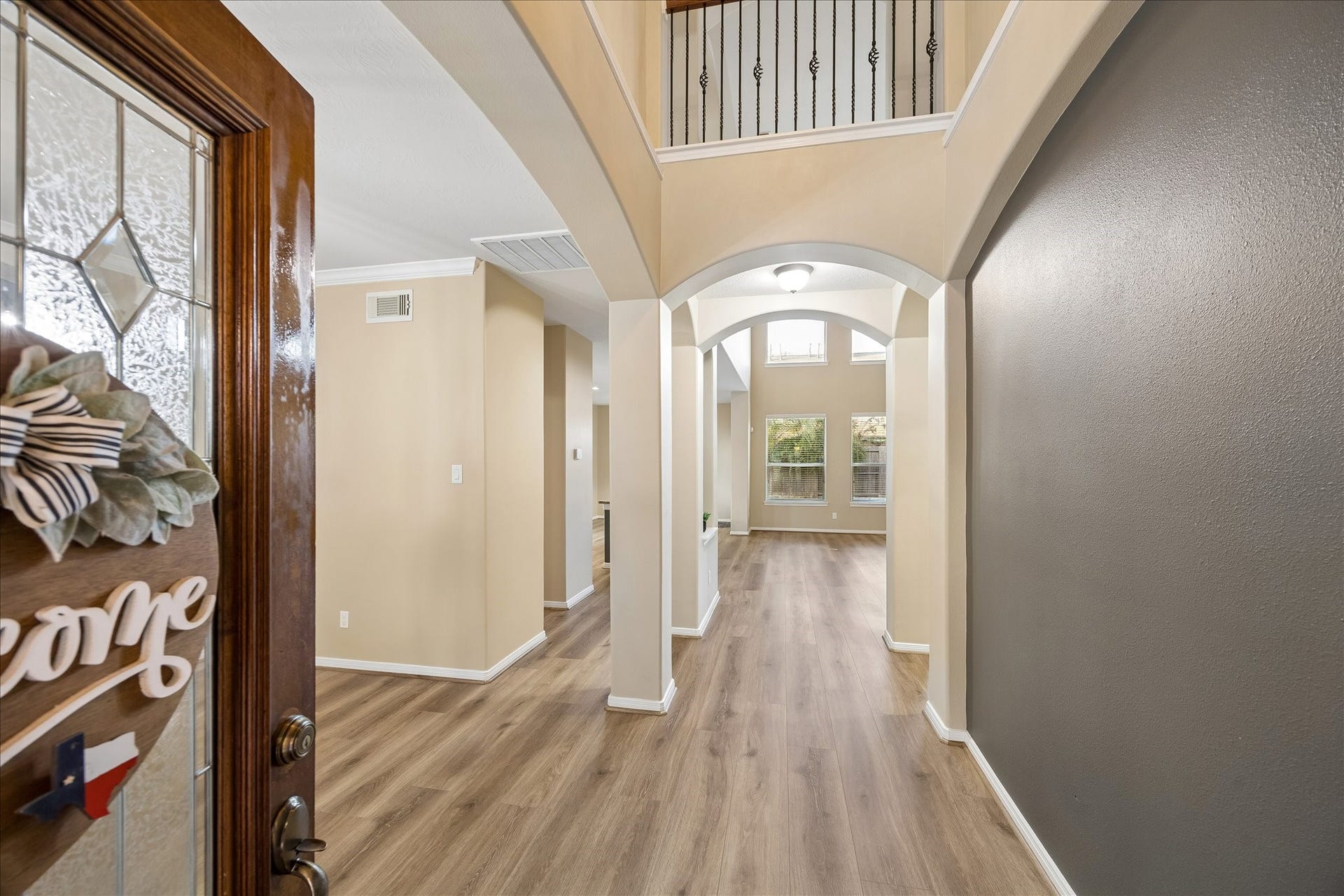 Grand formal entryway.