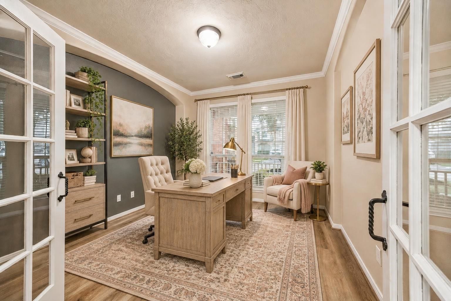 Beautiful home office/study - virtually staged.