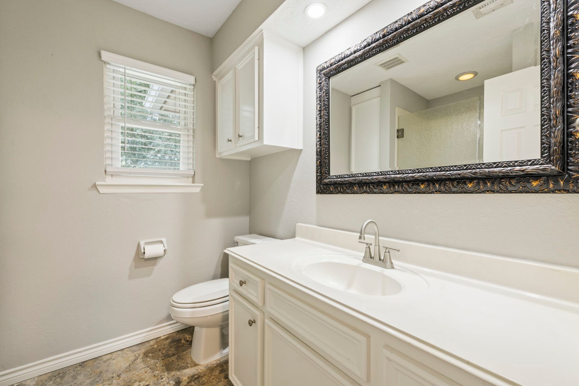 14719 Rio Pinar Drive, Houston, TX 77095 2nd Bathroom with Elongated Mirror