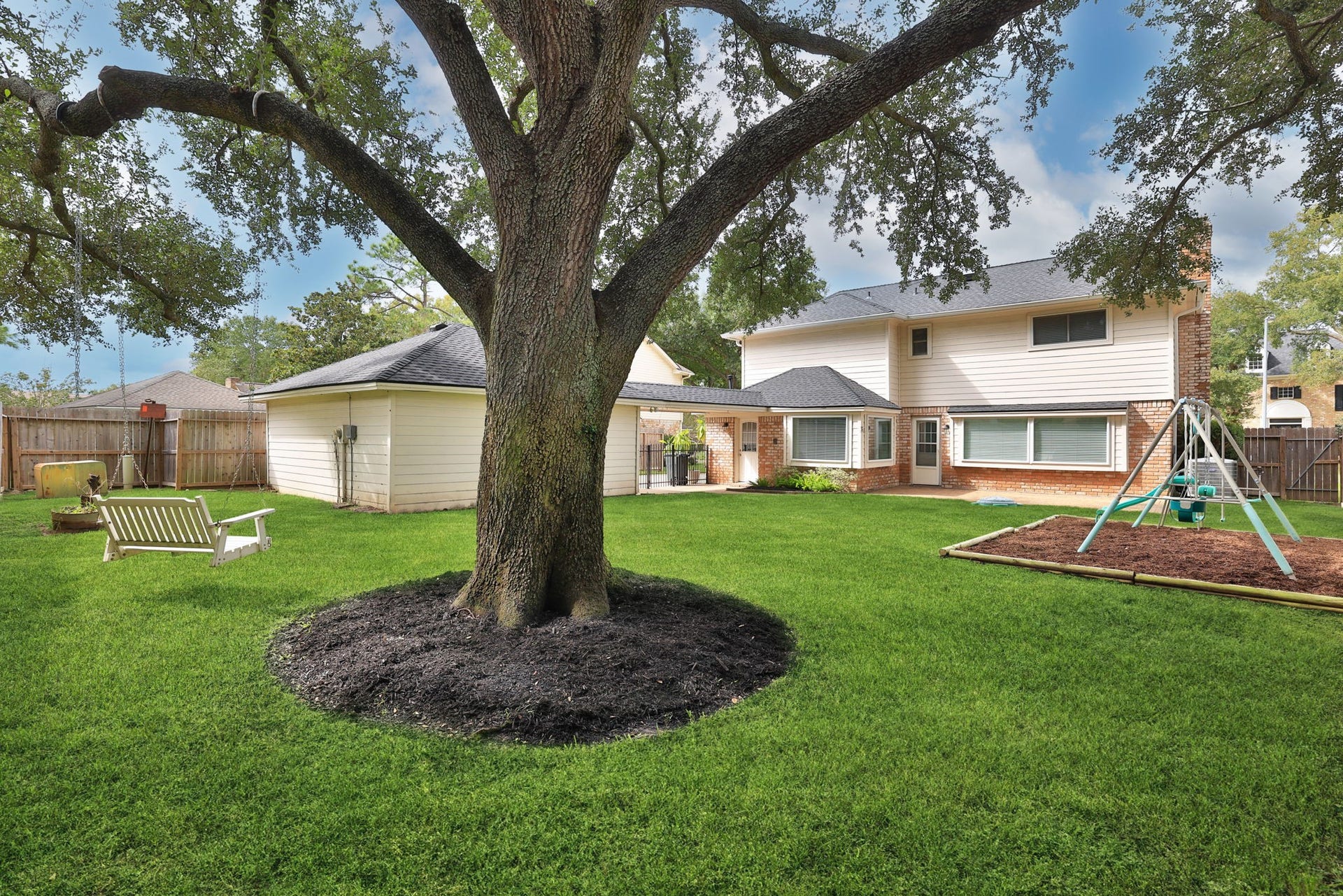 14719 Rio Pinar Drive, Houston, TX 77095 Sit and Swing in the Shade of the Huge Oak Tree,