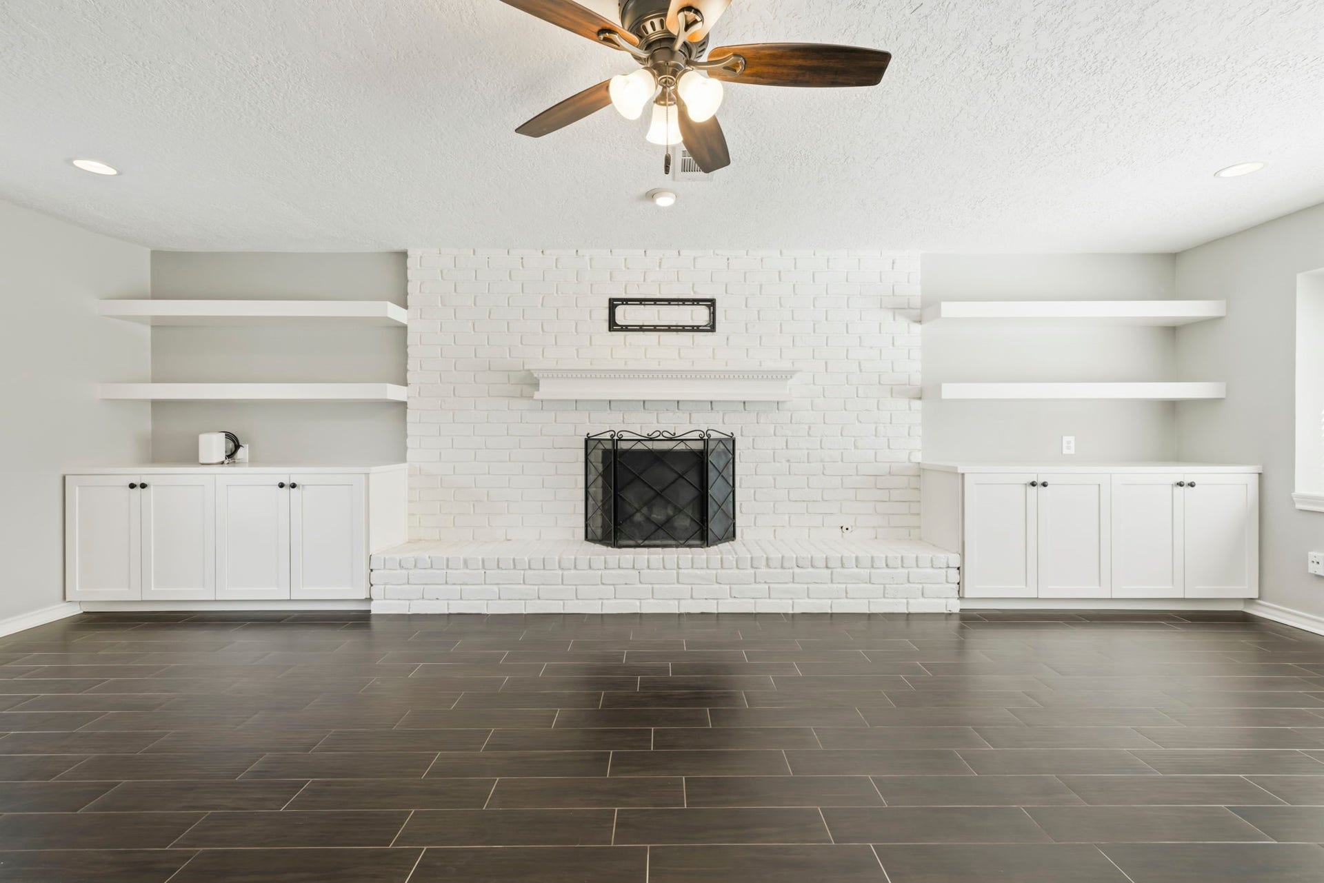 14719 Rio Pinar Drive, Houston, TX 77095 Built In's on Either Side of Fireplace