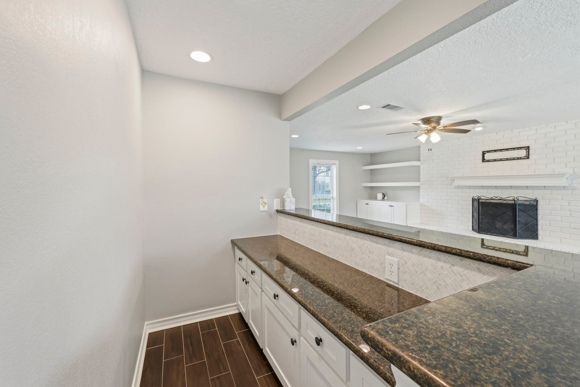 14719 Rio Pinar Drive, Houston, TX 77095 Dry Bar has Cabinets and Drawers for Storage
