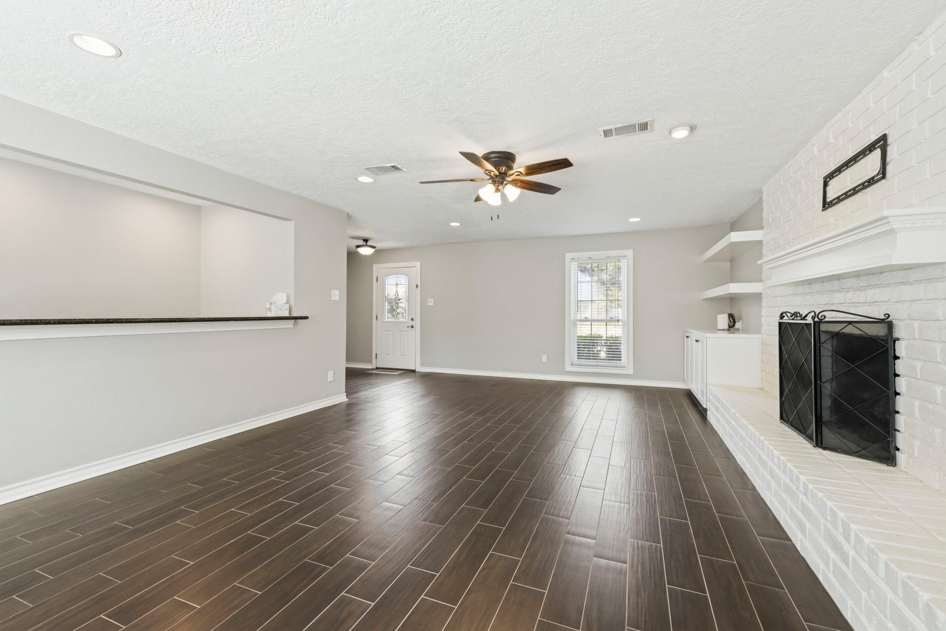 14719 Rio Pinar Drive, Houston, TX 77095 View of LIving Room and Dry Bar