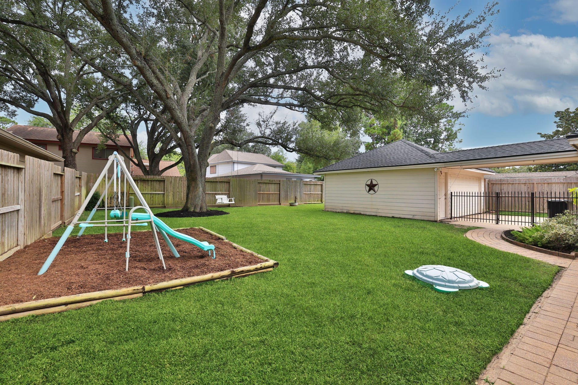 14719 Rio Pinar Drive, Houston, TX 77095 Another Shot of Beautiful Backyard Area.