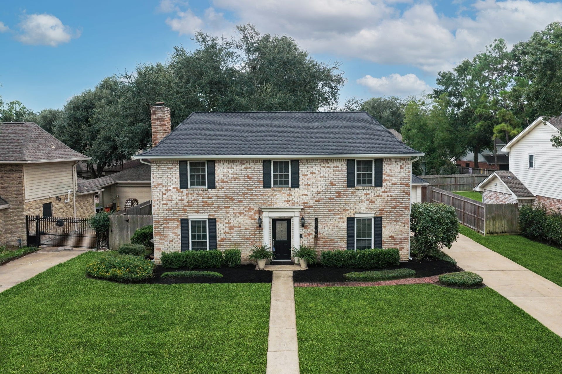 14719 Rio Pinar Drive, Houston, TX 77095 Drone Shot of Front of Property