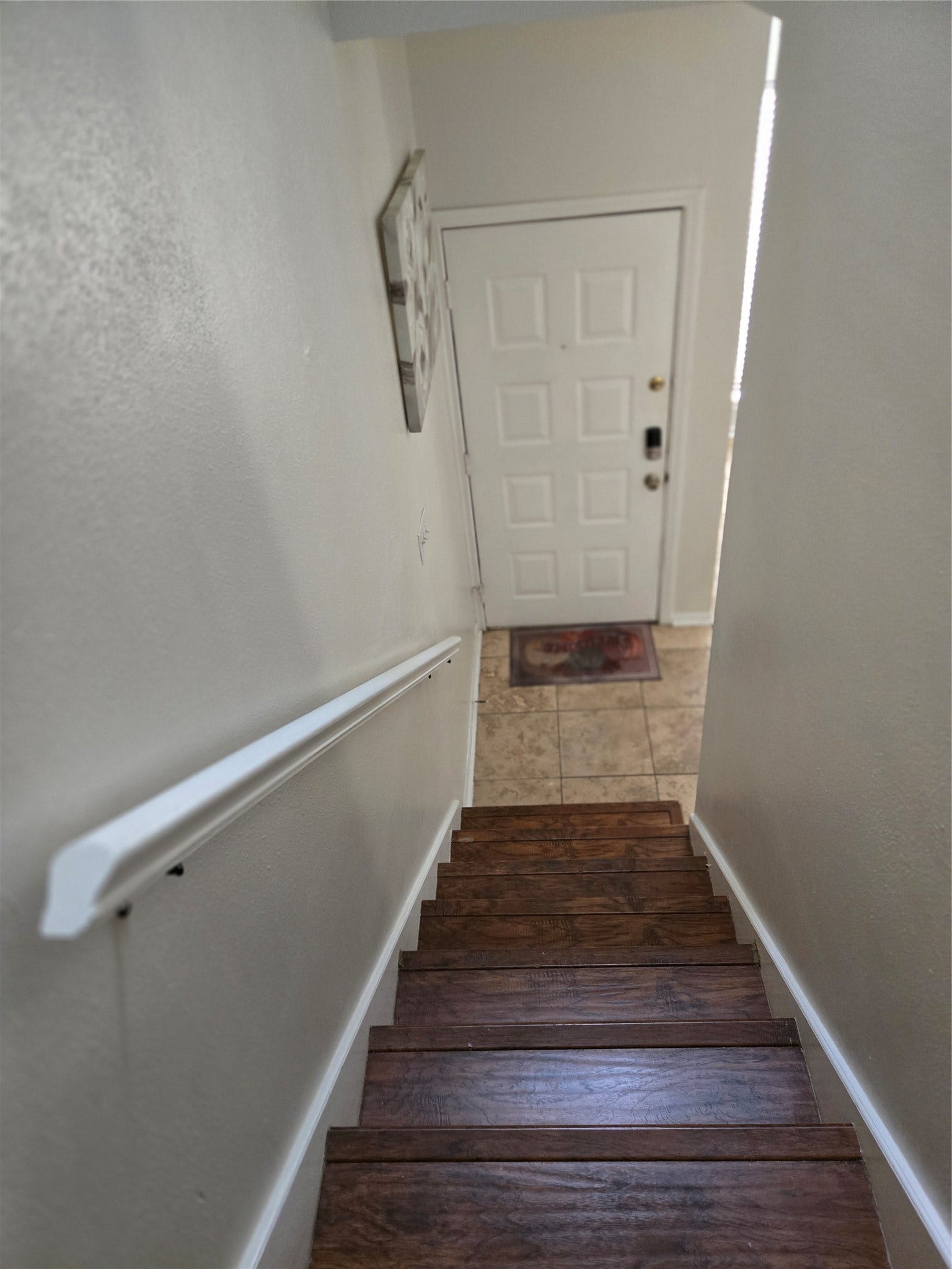 8299 Cambridge Street, #603, Houston, TX 77054 Stairwell down to Exit Door, Living/Dining area