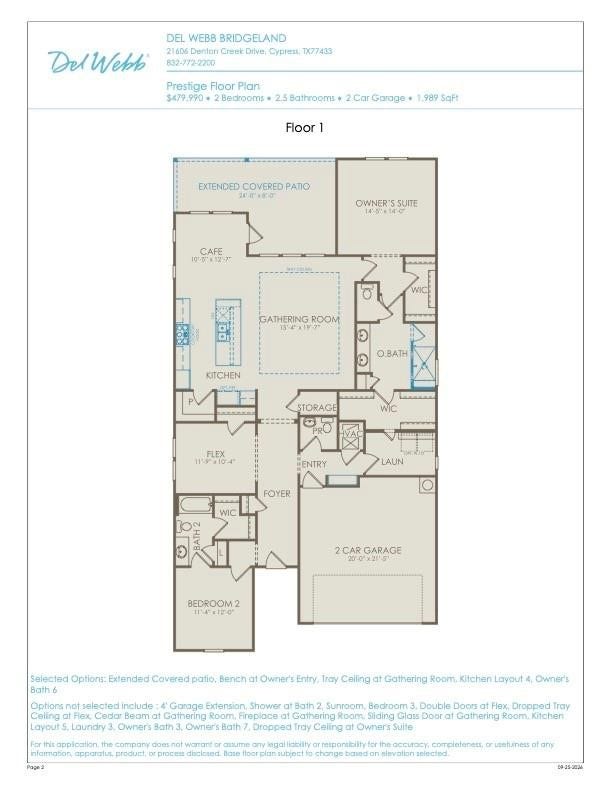 21527 Trophy Club Park Drive, Cypress, TX 77433 Floor Plan