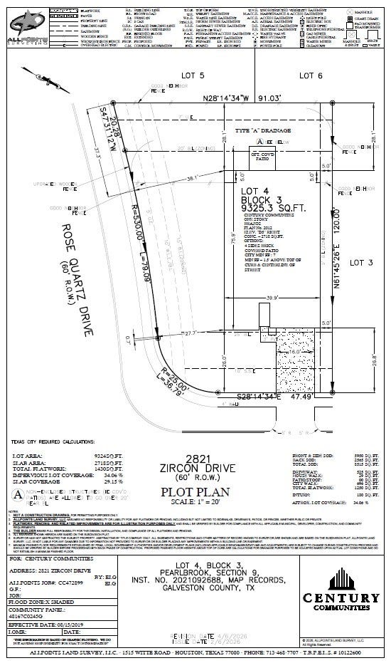 2821 Zircon Drive, Texas City, TX 77591 2821 Zircon Drive, Texas City, TX 77591
