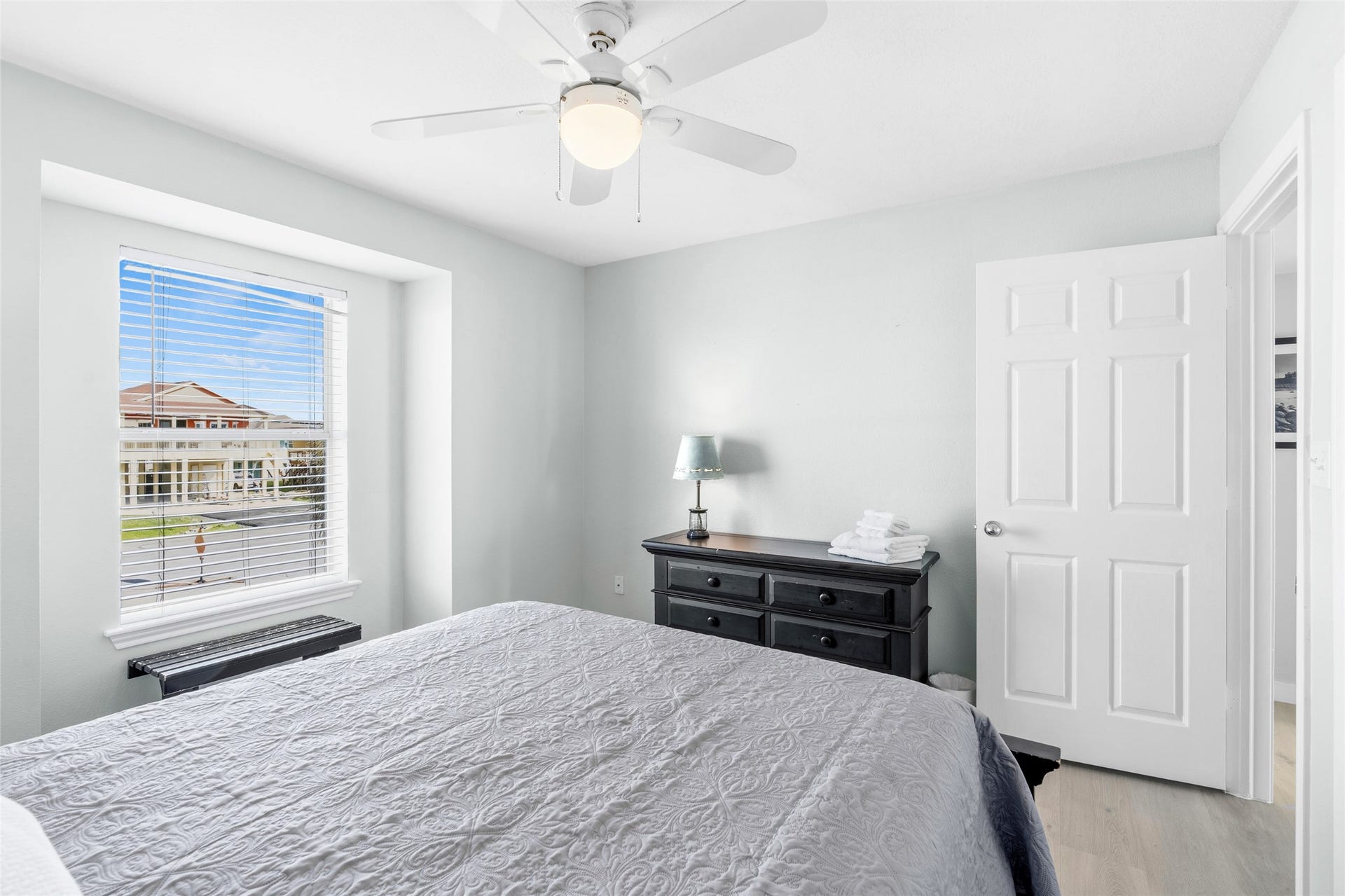 21631 Termini San Luis Pass Road, Galveston, TX 77554 This bedroom features one large window with ample natural light.