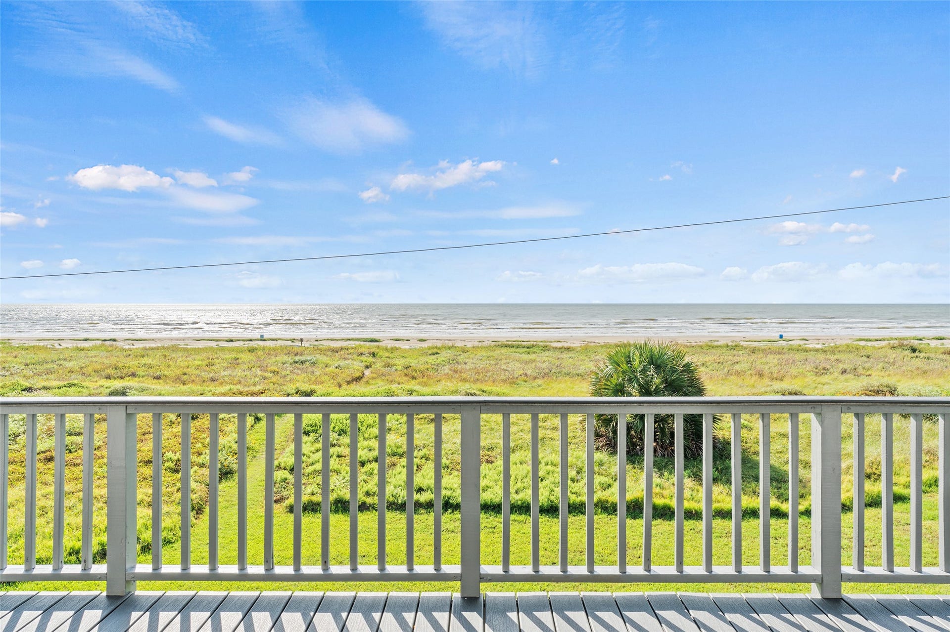 21631 Termini San Luis Pass Road, Galveston, TX 77554 Breathtaking ocean views from the spacious deck are perfect for relaxation.