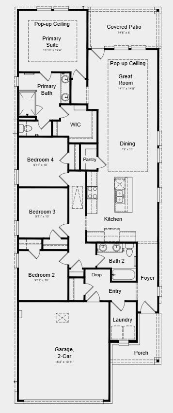 18727 Marigold Lights Drive, Richmond, TX 77407 Additional Highlights Include: 36" contemporary front door and gas line at patio.