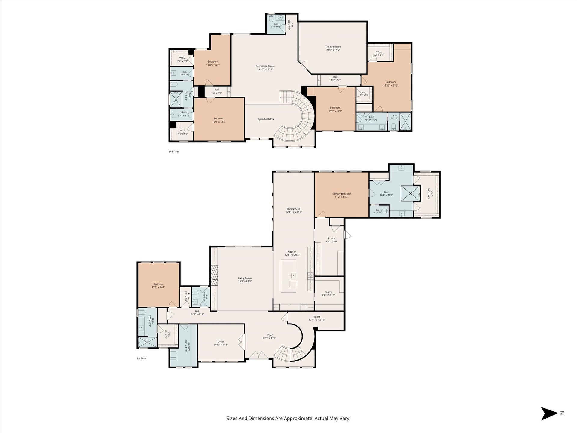 8616 Grand Lake Estates Drive, Montgomery, TX 77316 Floor plan for this recently completed masterpiece!