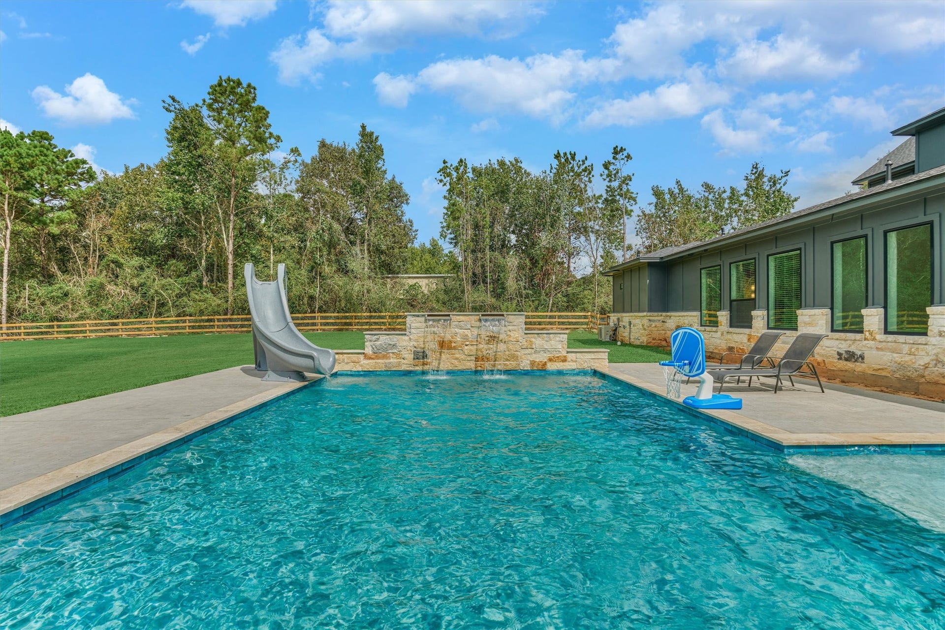 8616 Grand Lake Estates Drive, Montgomery, TX 77316 Theres no better way to beat the Texas heat than relaxing or entertaining in your private pool, designed for endless summer enjoyment!