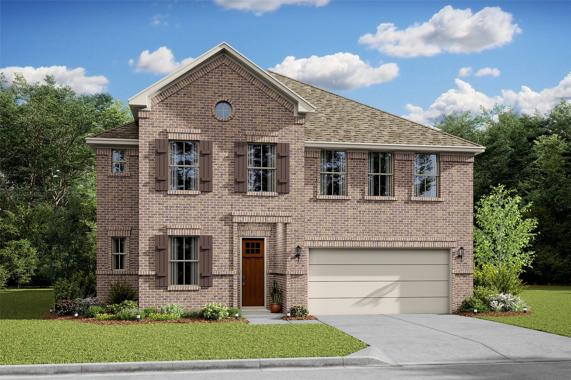 Gorgeous Davenport design by K. Hovnanian Homes with elevation RA in beautiful Kingdom Heights. (*Artist rendering used for illustration purposes only.)