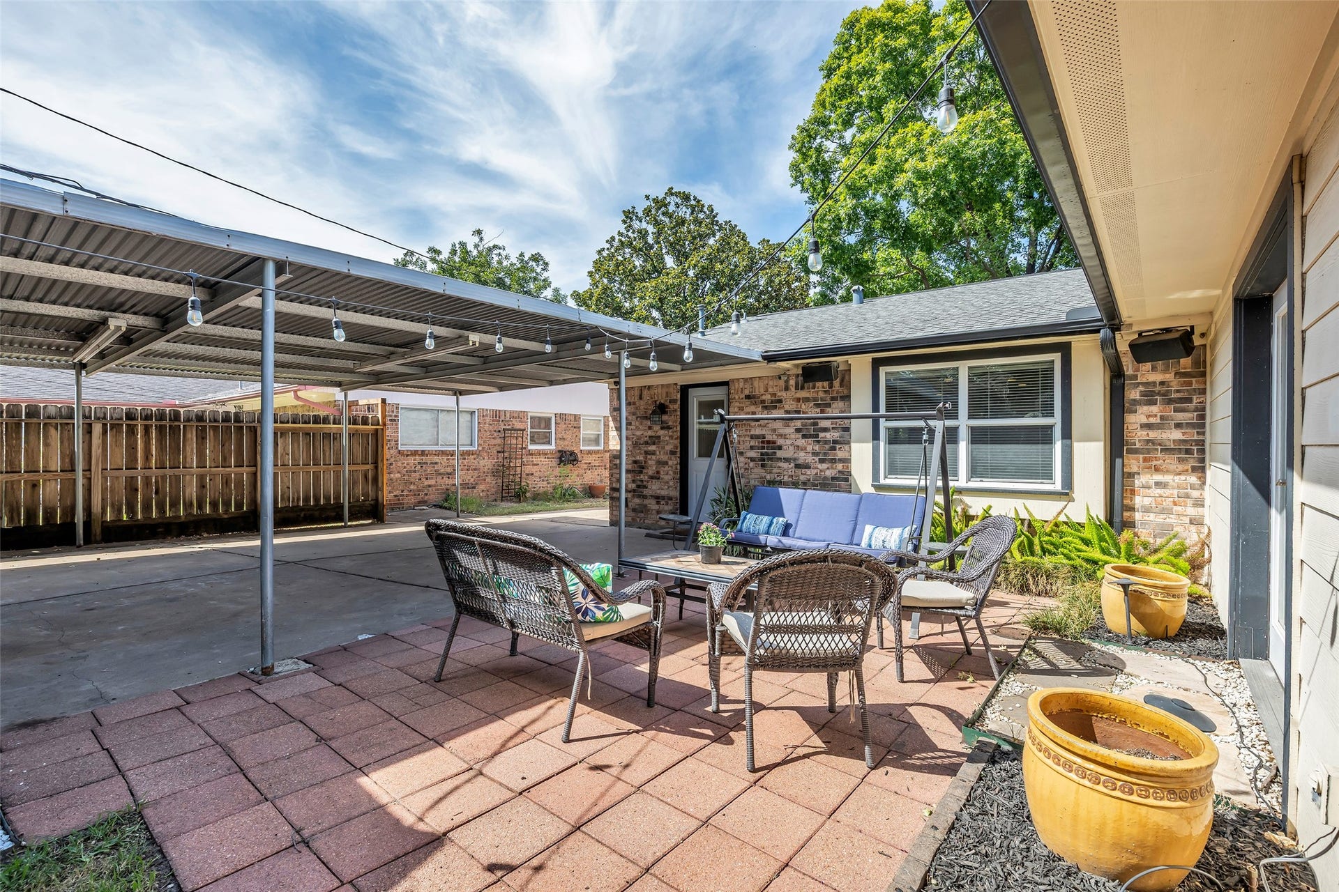 5511 Hialeah Drive, Houston, TX 77092 Large back patio is perfect for grilling!