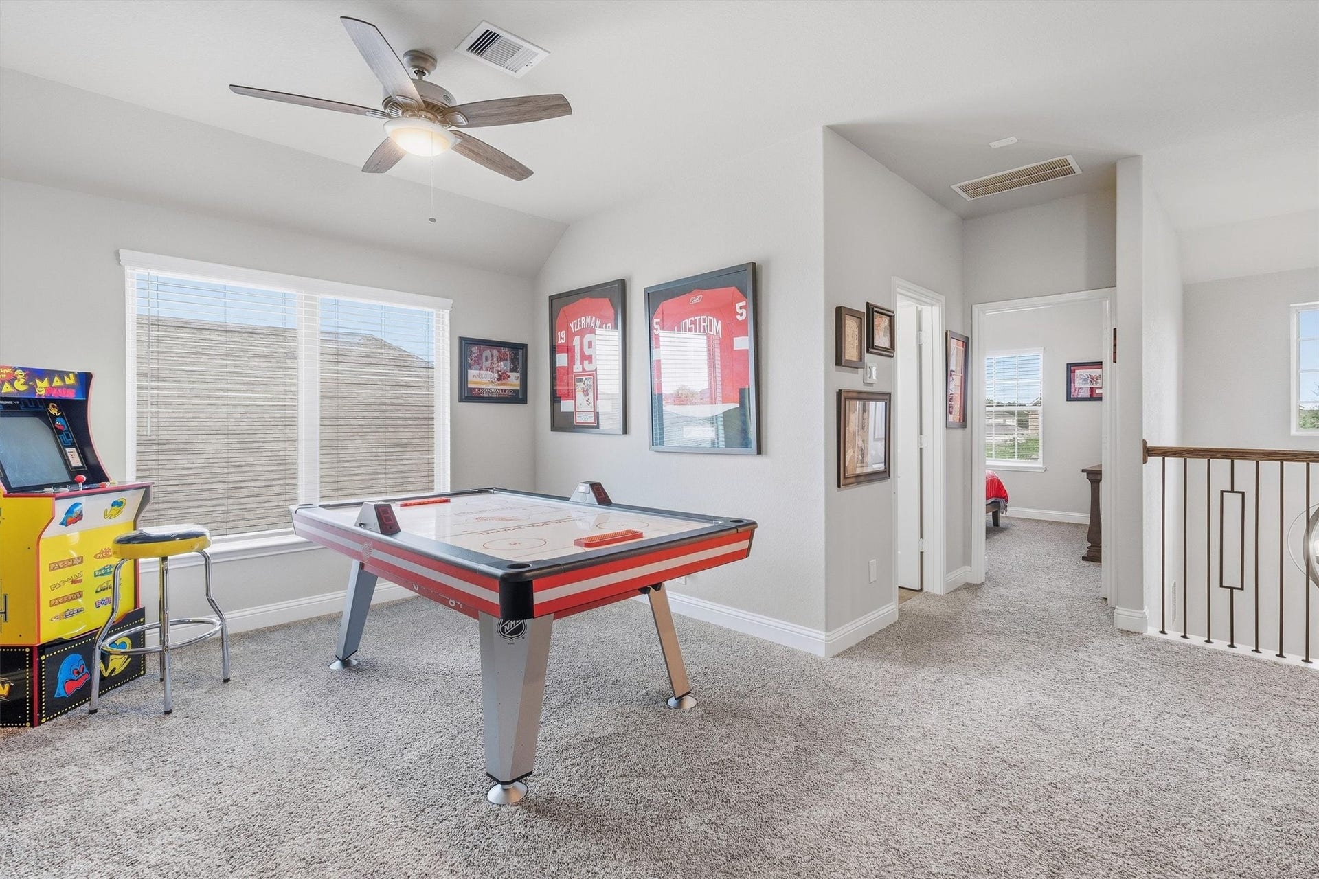 9034 Japonica Drive, Rosenberg, TX 77469 The ultimate entertainment hub. Arcade classics, air hockey tournaments, and sports memorabilia in one space.