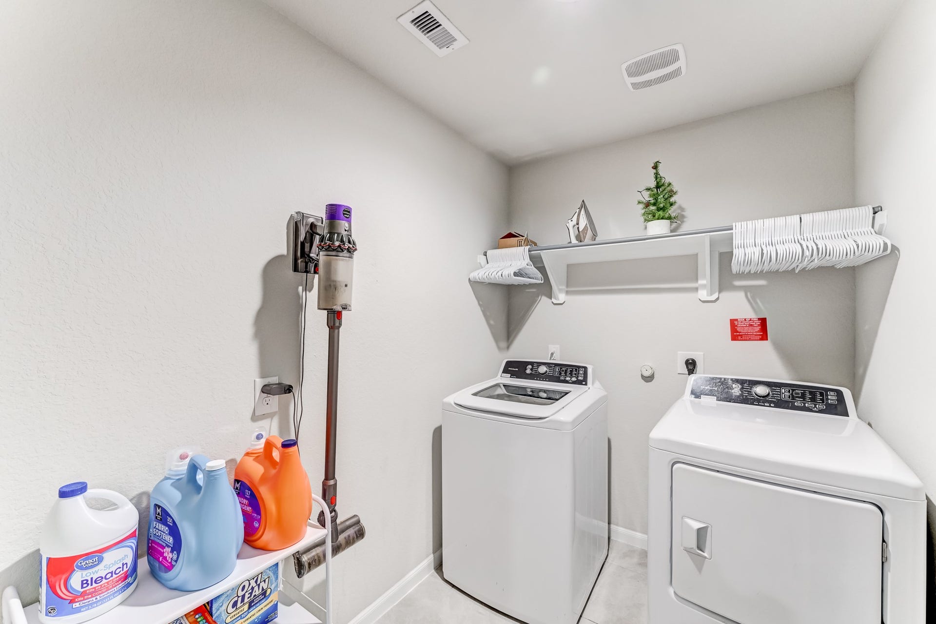 Separate laundry area