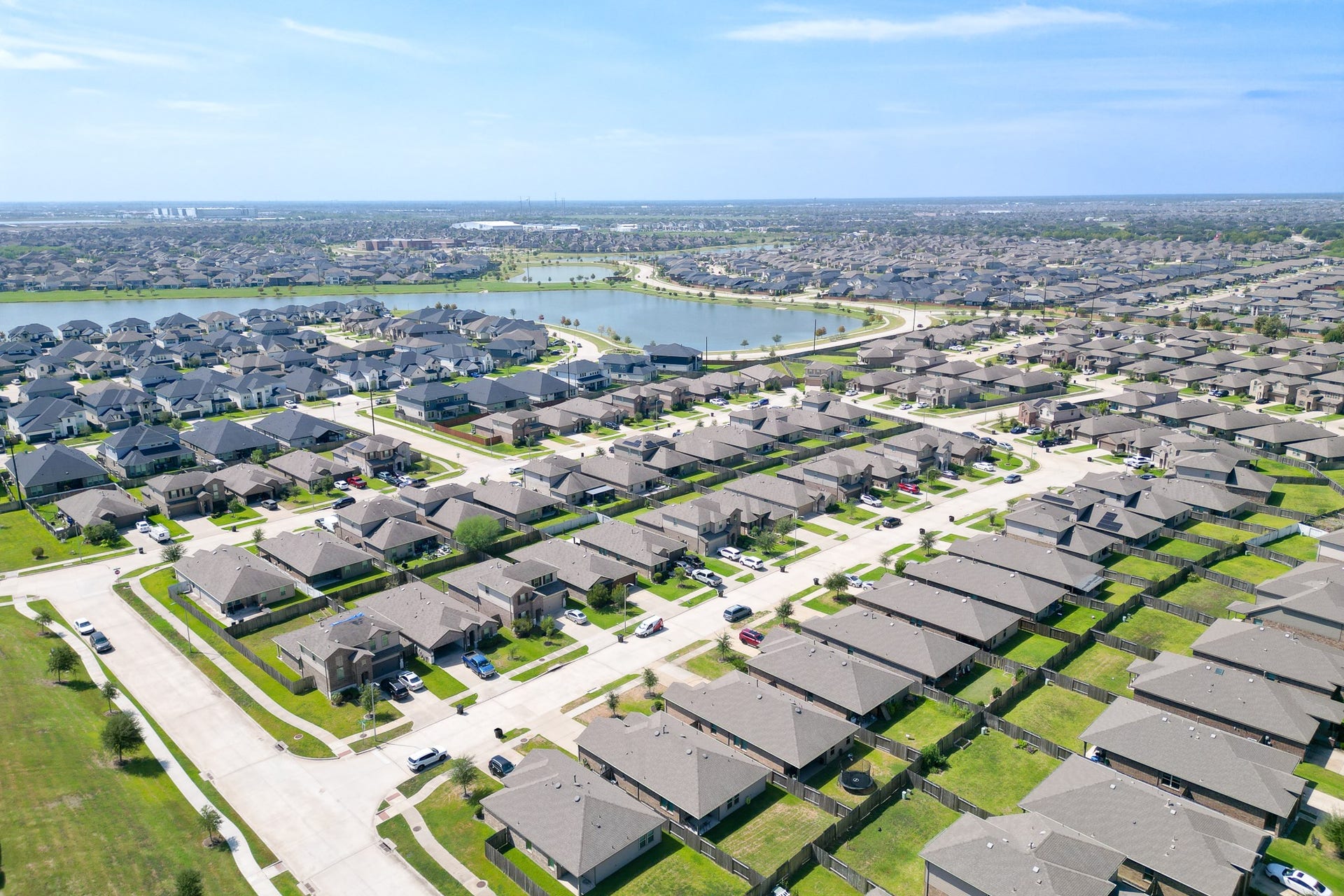 Aerial community view