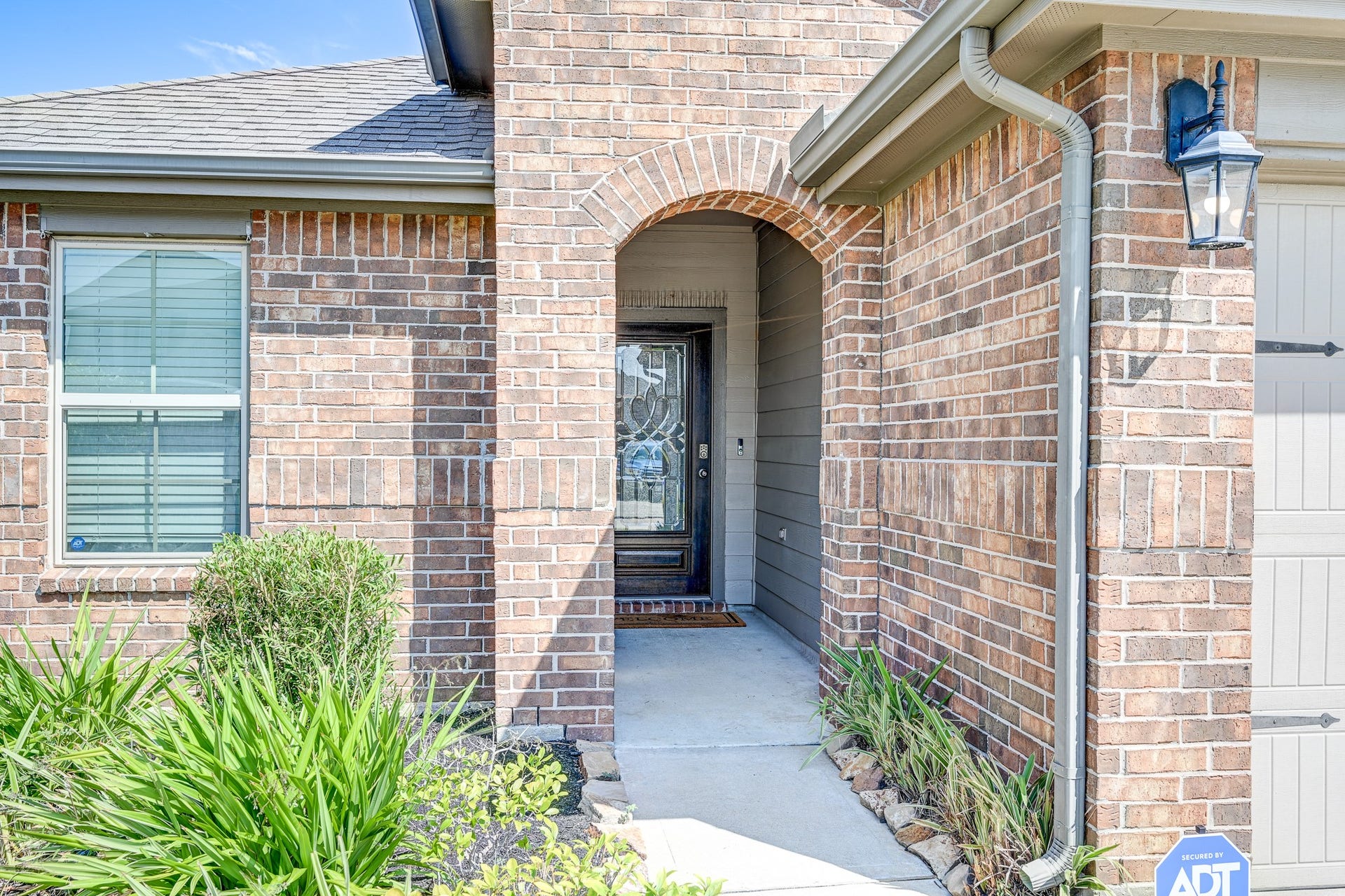 Covered front entry