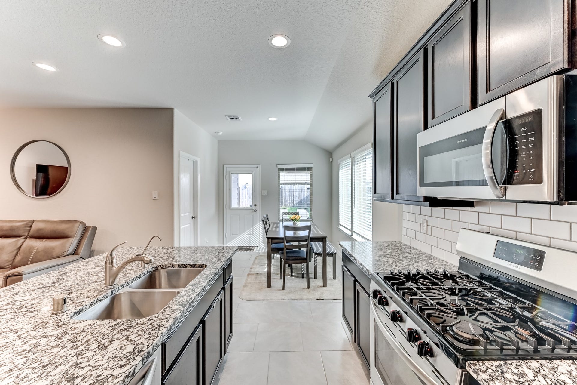 Kitchen with ample cabinetry