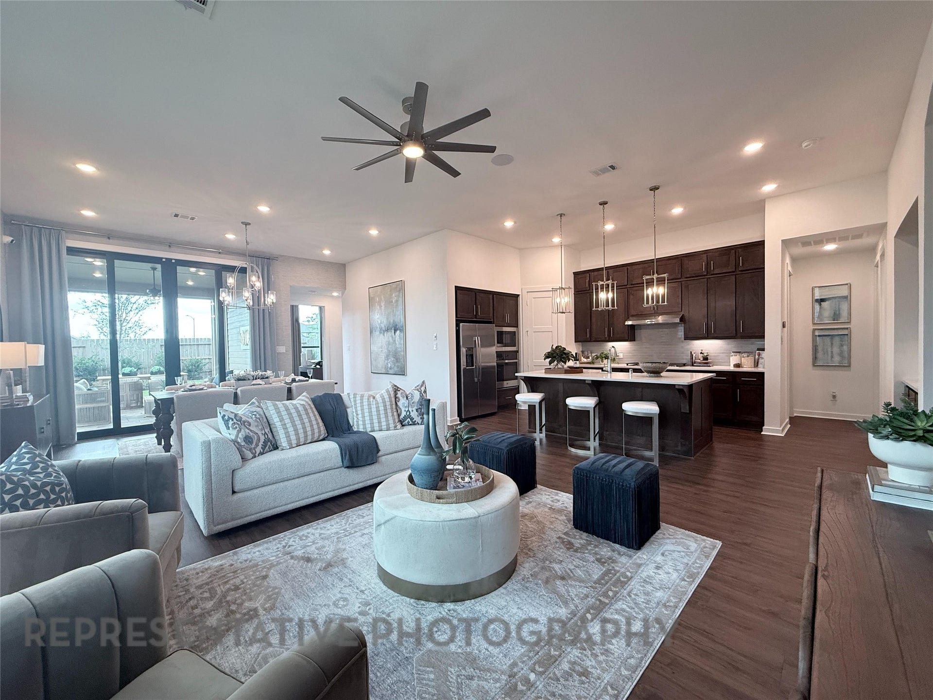 Photo from a model home featuring the same floor plan, provided for visualization purposes.