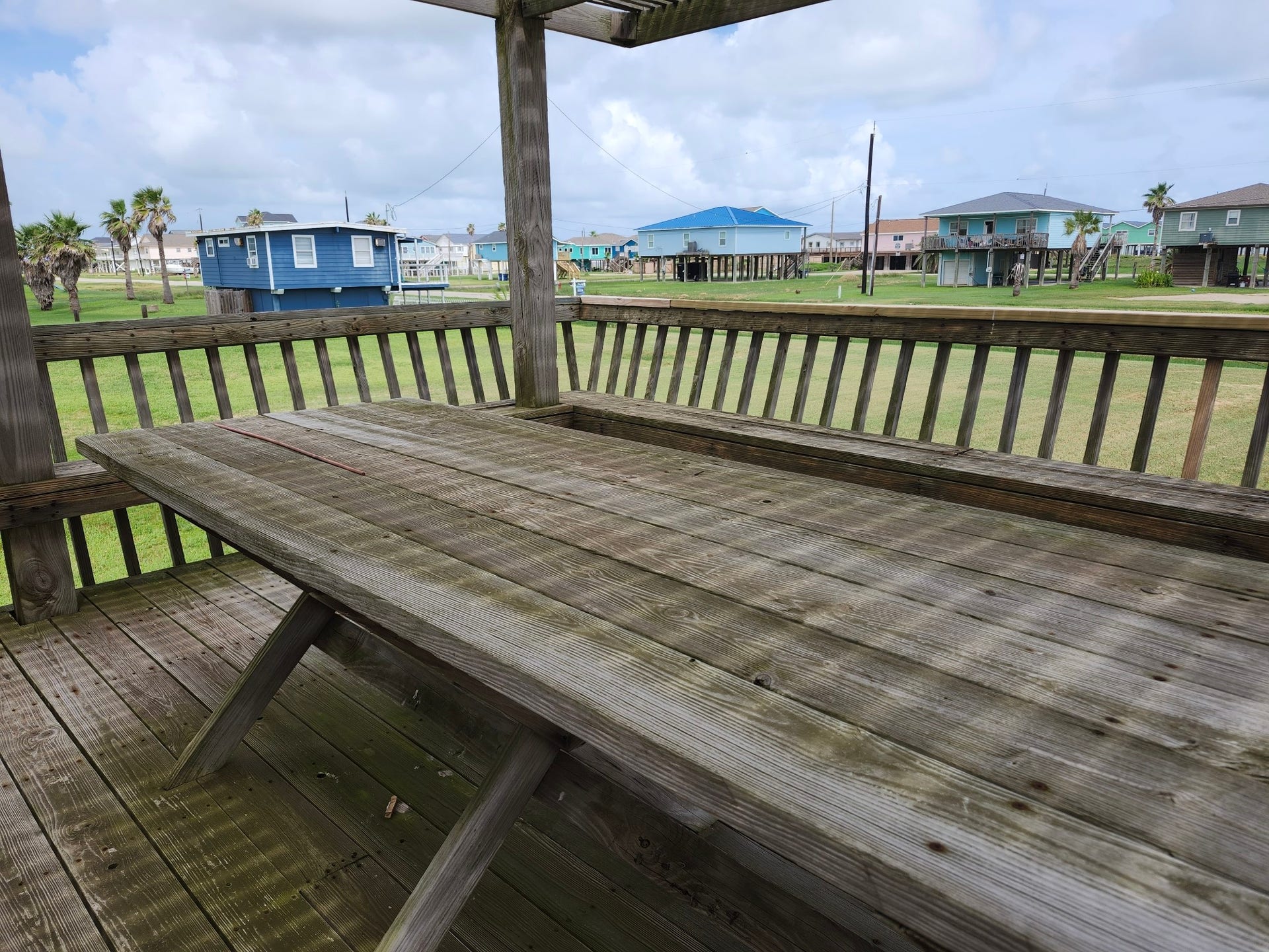 The deck is amazing