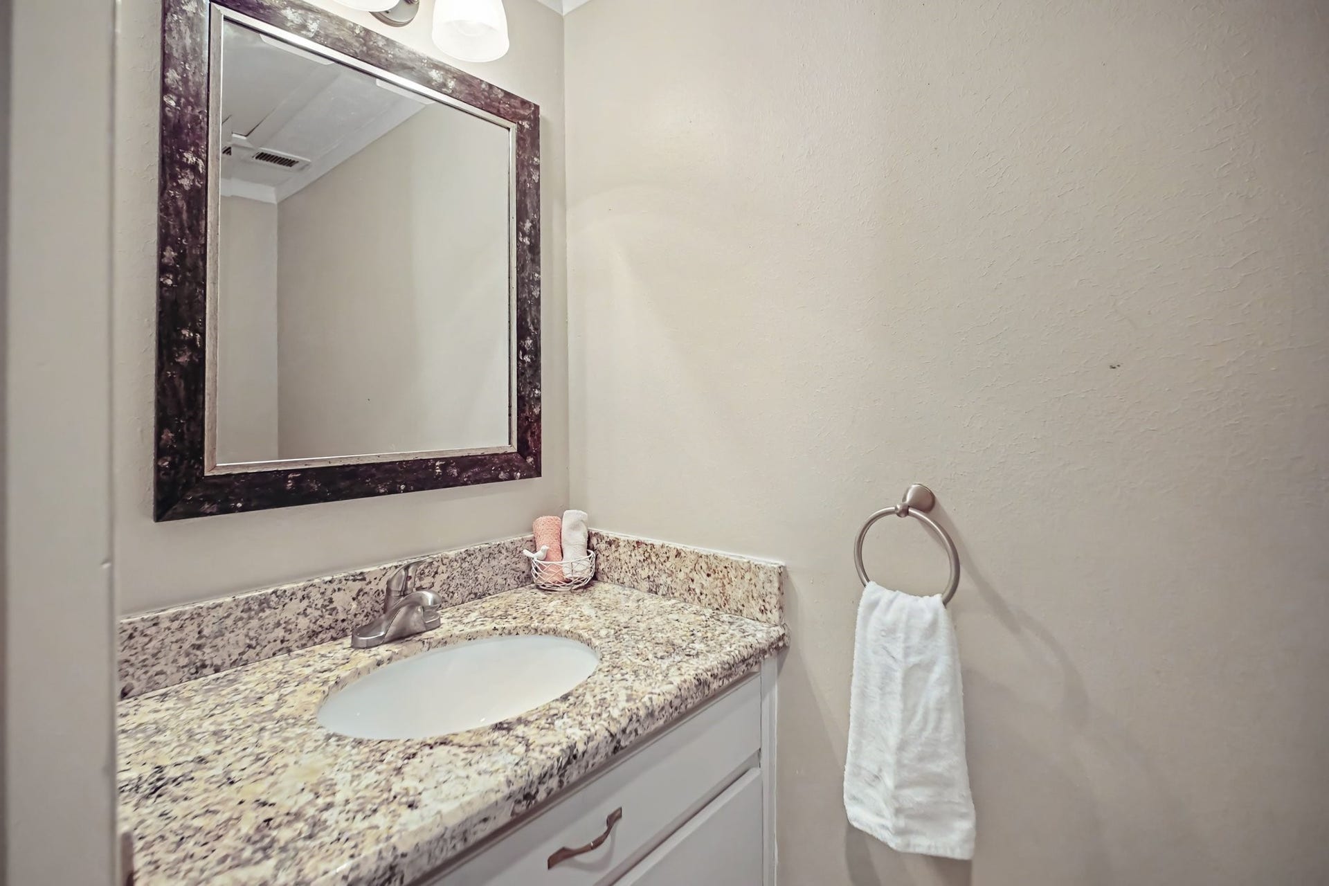 Half bath on first floor