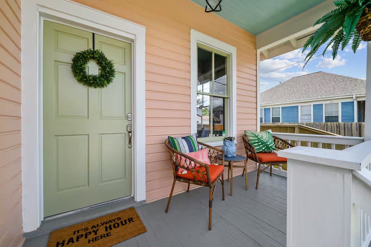 2601 37th Street, Galveston, TX 77550 Enjoy Gulf breezes from the covered front porch