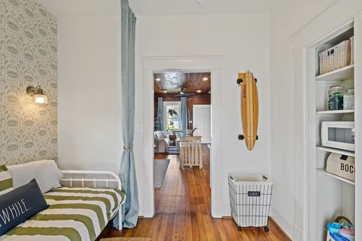 2601 37th Street, Galveston, TX 77550 An additional twin sleeping area provides extra flexibility for guests.