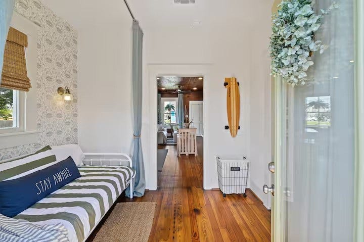 2601 37th Street, Galveston, TX 77550 An additional twin sleeping area provides extra flexibility for guests.