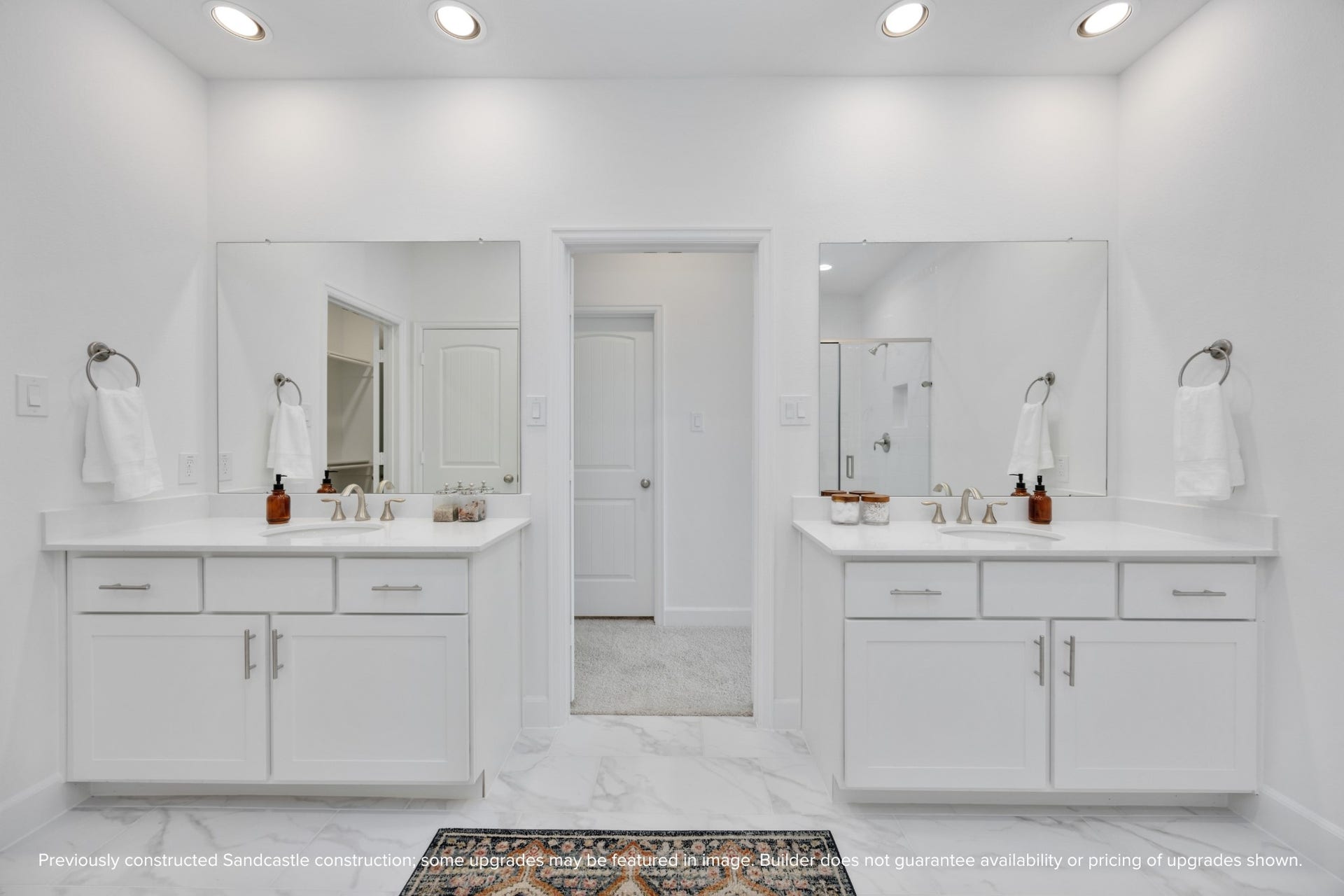 Double vanities = double the ease. Whether its a busy weekday morning or a relaxing Sunday night, this setup makes sharing effortless and stylish.