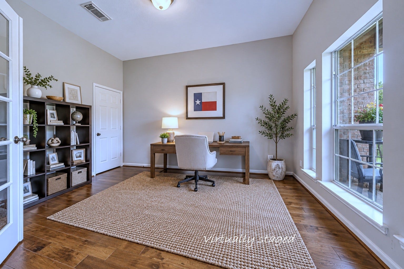 1859 Pembrook Circle, Conroe, TX 77301 VIRTALLY STAGED OFFICE--office/4th bedroom has adjacent large hall closet; easily add door for access!