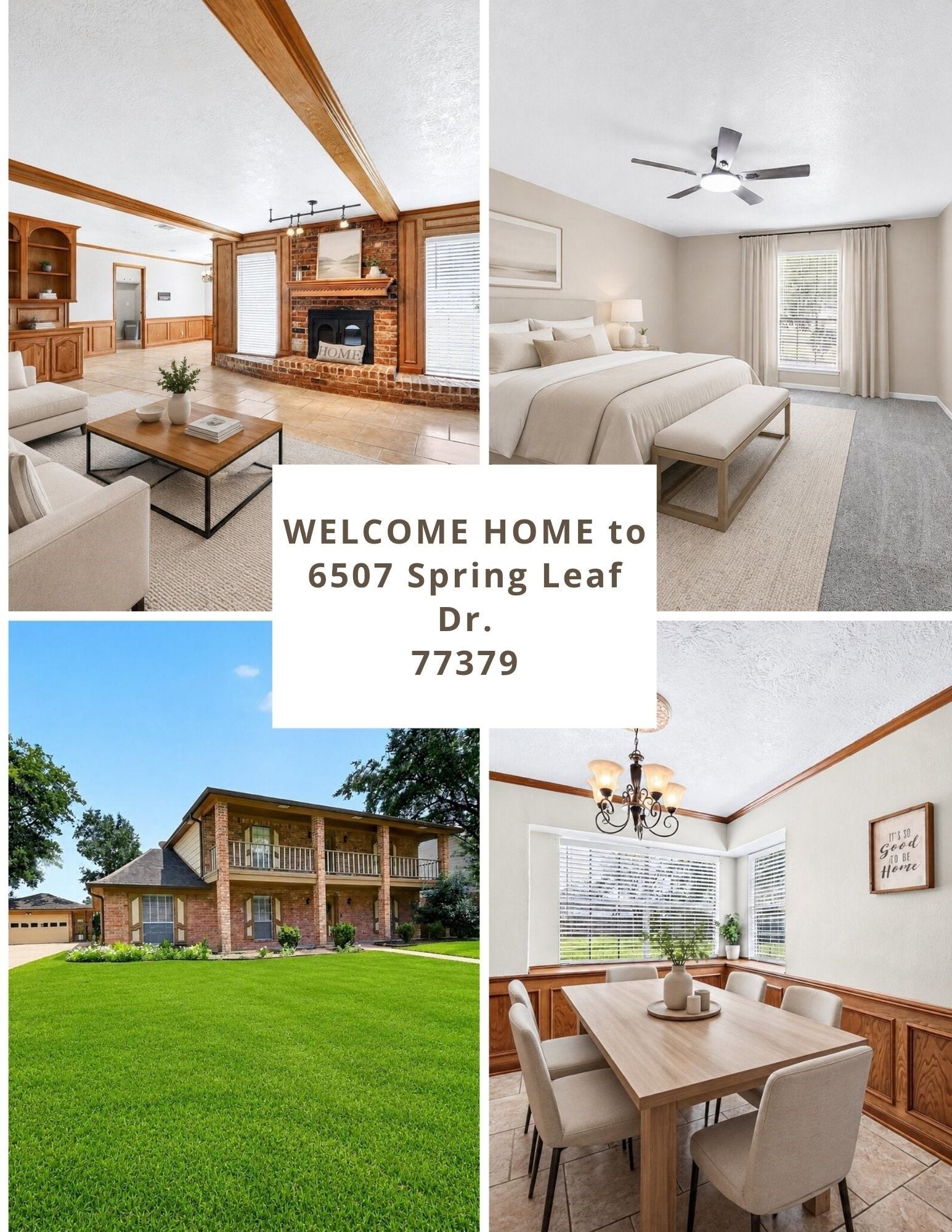6507 Spring Leaf Drive, Spring, TX 77379 WELCOME HOME to 6507 SPRING LEAF DR. 77379