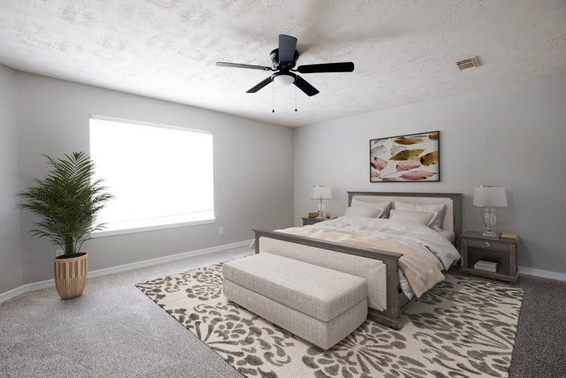 19946 Mason Creek Drive, Katy, TX 77449 virtual staging of 1 of 5 bedrooms on 2nd floor